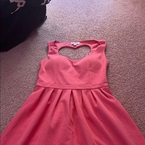 Pink heart dress